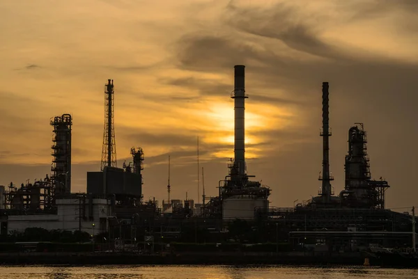 Central Eléctrica Refinería Petróleo Tailandia —  Fotos de Stock