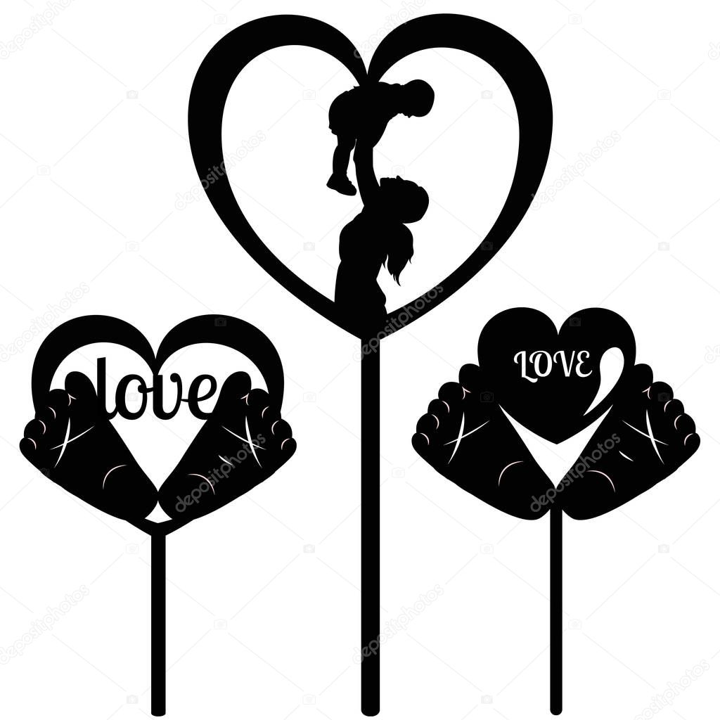 Set of children's tops