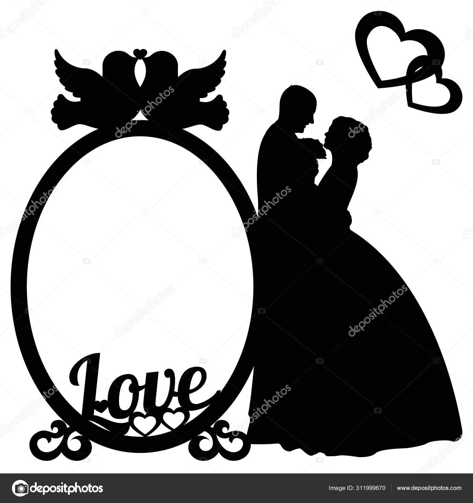 Vettoriale stockModelli Taglio Laser Con Cuori Coppie Innamorate di  ©Lisenok1990 #311999670, image size:1600x1700