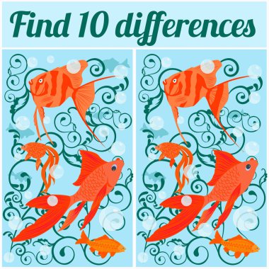 10 farklı su altı dünyası bul