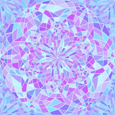 Vitray ile Seamless modeli. Kırık cam. Vektör doku tamamladı, duvar kağıdı ve yaratıcılık için