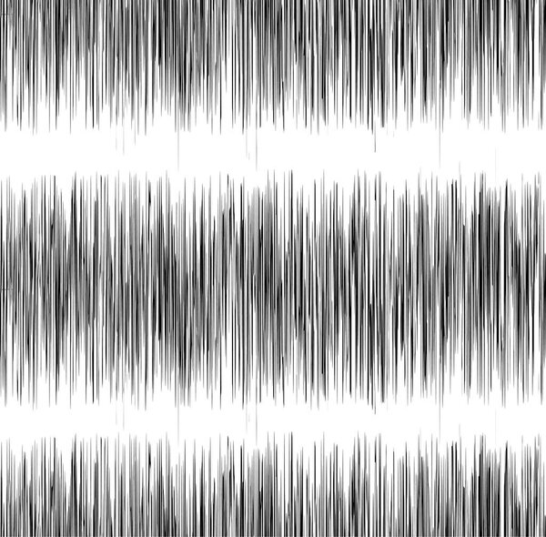 Seamless black and white texture with vibration sound. Oscillation and noise. Vector background for your creativity