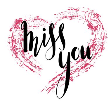 Sen kalp arka plan üzerinde yazı özledim