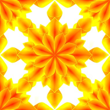 Sonbahar dikişsiz kağıt origami dokuyu terk eder. Sıcak 3D çiçek arkaplanı. Vektör düşüş deseni