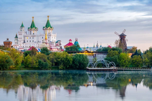 Izmailovo Kremlin Moskova'da Panoraması