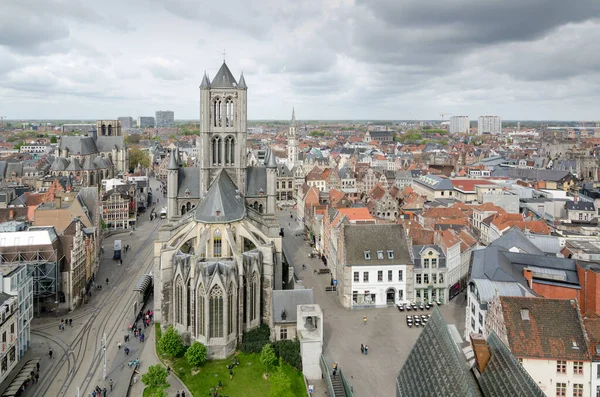 Ghent Belgien April 2017 Kirche Nikolaus Gent Belgien — Stockfoto