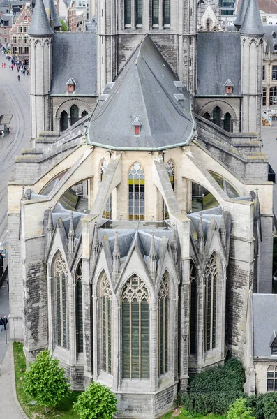 Kerk Van Sint Nicolaas Gent België — Stockfoto