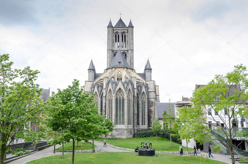 Church of St Nicholas in the Ghent, Belgium