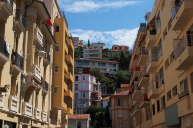 Eski şehir sokak manzarası, Güzel, Fransa.