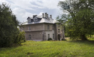 Gri ev eski Alman toplama kampına Plaszow, hapishane, ofis ve daire, Polonya yeri olarak hizmet.