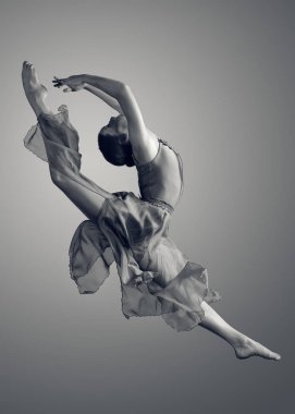 Balerin havada atlama