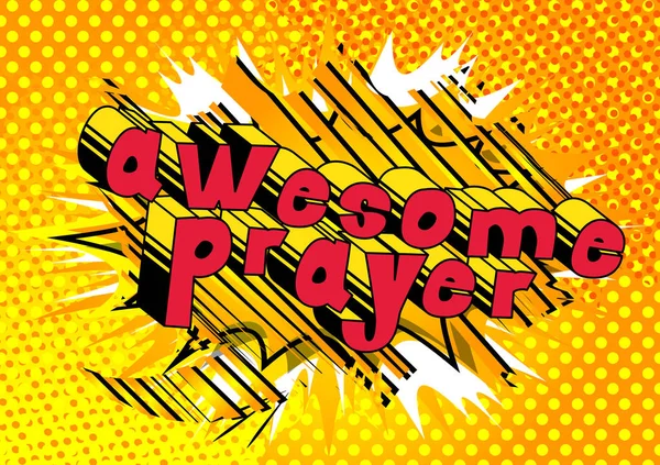 Korku veren dua - arka plan üzerinde çizgi roman kelime.