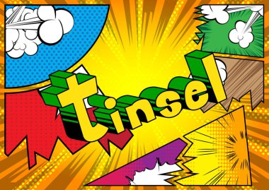 Çizgi roman tarzı ifade vektör tinsel - resimli.