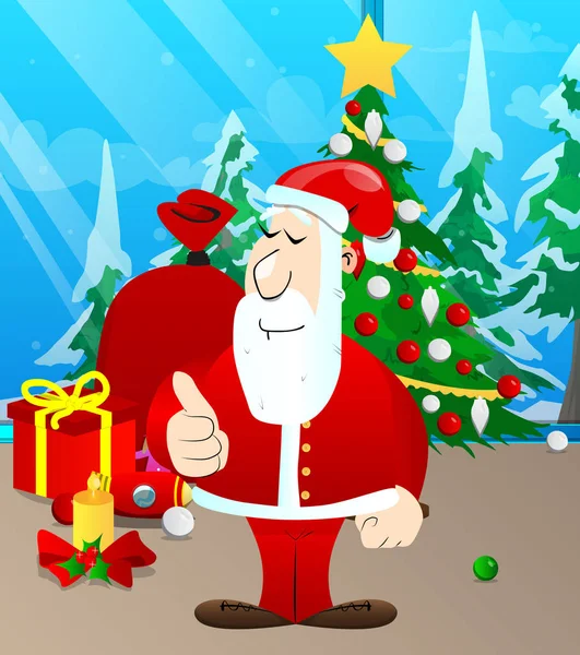 Vector cartoon happy smiling Santa Claus character illustration. Stock Vector Image by ©NoraVector #173328694 Vector cartoon happy smiling Santa Claus character illustration. Stock Vector Image by ©NoraVector #173328694