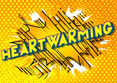 İç açıcı - vektör resimli çizgi roman tarzı ifade.