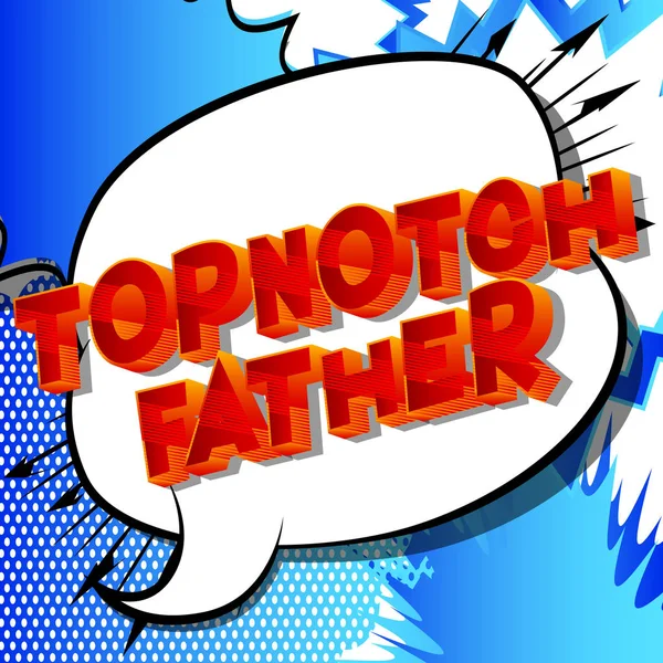 Topnotch Influencer Vector Illustrated Comic Book Style Phrase Abstract