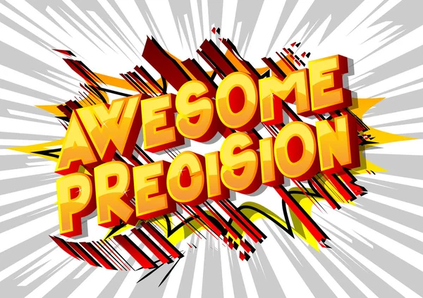 Précision Impressionnante Vector Illustré Phrase Style Bande Dessinée Sur Fond — Image vectorielle