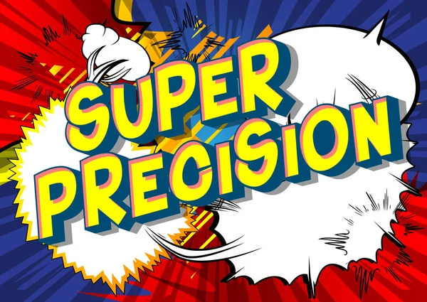 Super Précision Vector Illustré Style Phrase Sur Fond Abstrait — Image vectorielle