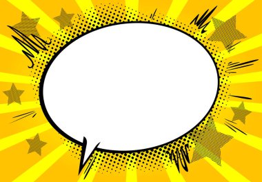 Vektör çizgi roman tarzı patlamalar arka plan resimli.