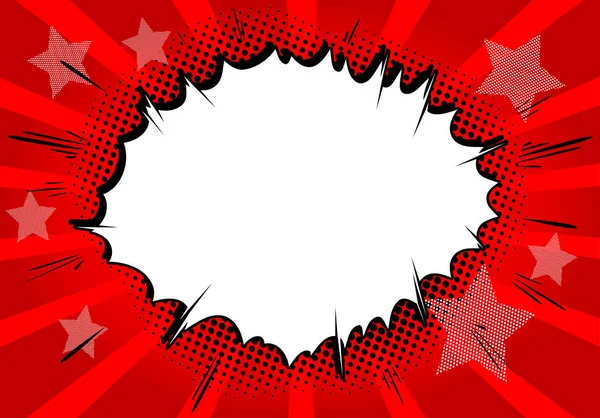 Vektör çizgi roman tarzı patlamalar arka plan resimli.