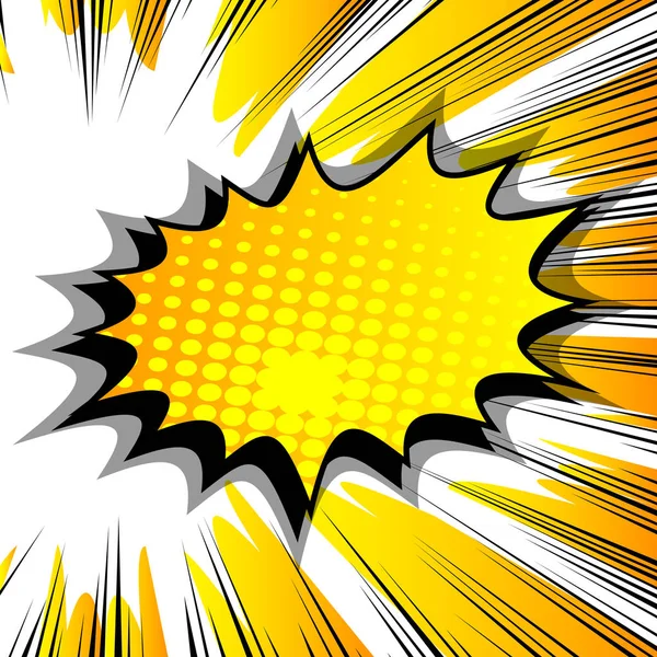 Διάνυσμα Φόντο Εικονογραφημένα Κόμικ Ρετρό Μεγάλο Πολύχρωμο Έκρηξη Φούσκα Pop — Διανυσματικό Αρχείο