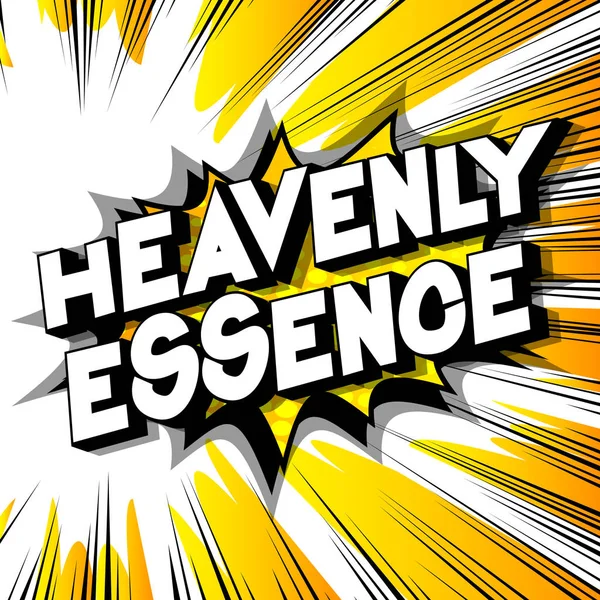 Göksel özü - vektör resimli çizgi roman tarzı ifade arka plan üzerinde.