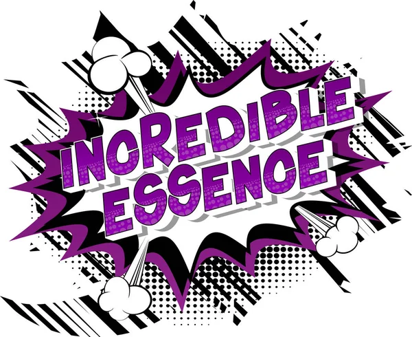 İnanılmaz özü - vektör resimli çizgi roman tarzı ifade arka plan üzerinde.