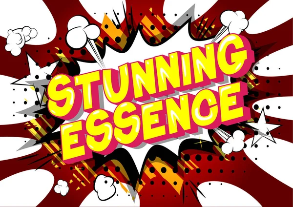 Çarpıcı özü - vektör resimli çizgi roman tarzı ifade arka plan üzerinde.