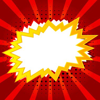 Vektör retro çizgi roman arka plan resimli. Pop sanat vintage tarzı zemin.