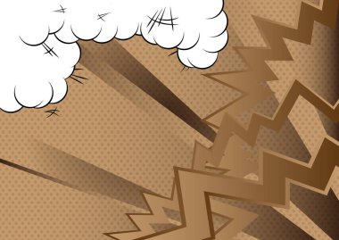 Vektör retro çizgi roman arka plan resimli. Pop sanat vintage tarzı zemin.