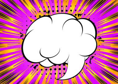 Çizgi film tasarımı renkli arka plan. Çizgi roman arkaplan çizimi. Vektör çizgi roman duvar kağıdı.