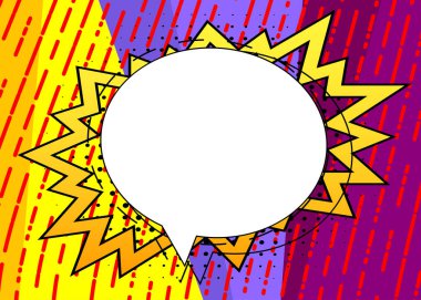 Çizgi film tasarımı renkli arka plan. Çizgi roman arkaplan çizimi. Vektör çizgi roman duvar kağıdı.