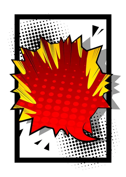 Cartoon Design Farbigen Hintergrund Comic Hintergrundillustration Vector Comics Tapete — Stockvektor