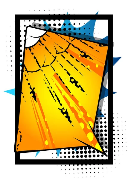 Cartoon Ontwerp Gekleurde Achtergrond Stripverhaal Achtergrond Illustratie Vector Strips Behang — Stockvector