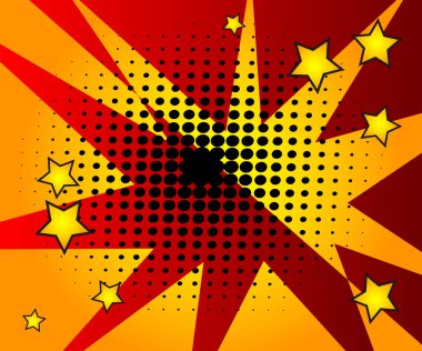 Karşı, düz çizgi roman tarzında dövüş geçmişi. Vektör illüstrasyon çizgi romanı, poster, broşür, afiş için çizgi film arkaplanı.