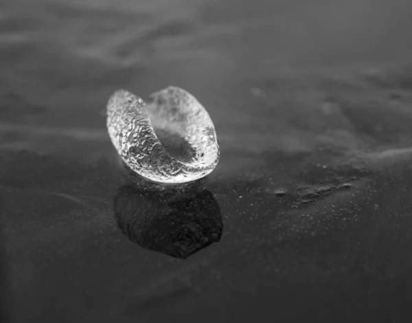 Ice Tear  in very rare cases, we have extremely cold weather in Dallas, TX. In those days, we dont have snow but icy rain. Overnight, ice can form near the river bank. I took this photo in the early morning with my Olympus micro lens.