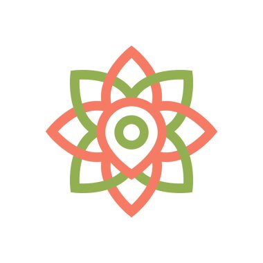 Çiçekçide bir nokta, bir çiçekçinin yerini gösterir, Alpha