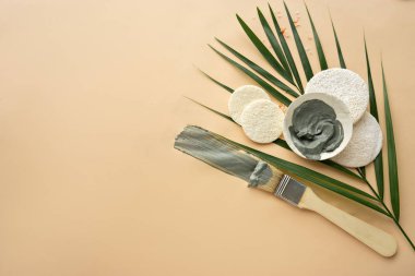 ekolojik yaşam tarzı konsepti. Ev yapımı yüz bakım ürünleri 