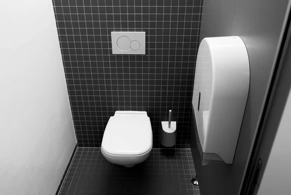 Seramik pisuar ve gri yıkanabilir yüzey, Modern reçeteye göre sarf seramik klozet tuvalet kağıdı makinesi ile zarif kadın ve erkek tuvalet