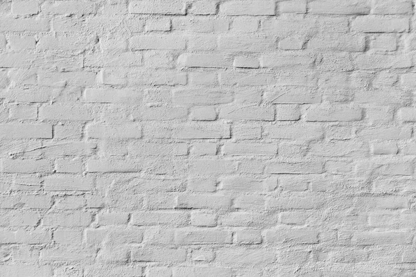 Vintage Grigio Mattone Muro Sfondo Vecchio Muro Mattoni Dipinto Bianco — Foto Stock
