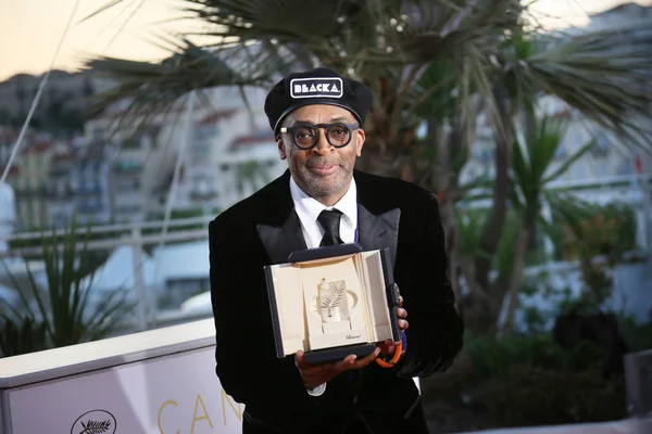 Regizorul Spike Lee Participă Fotografia Palme Winner Timpul Celui Lea — Fotografie, imagine de stoc