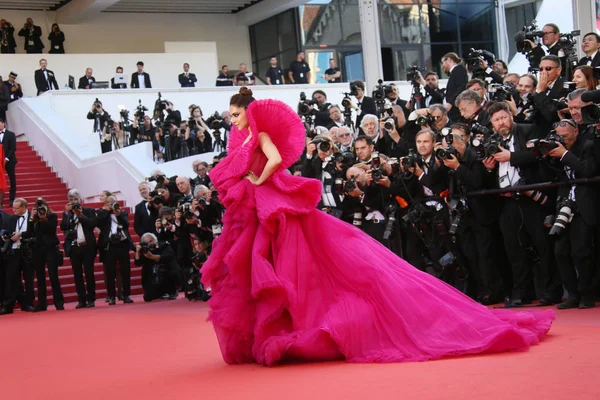 Cannes Film Festivali Sırasında Palais Üzerinde Mayıs 2018 Fransa Nın — Stok fotoğraf