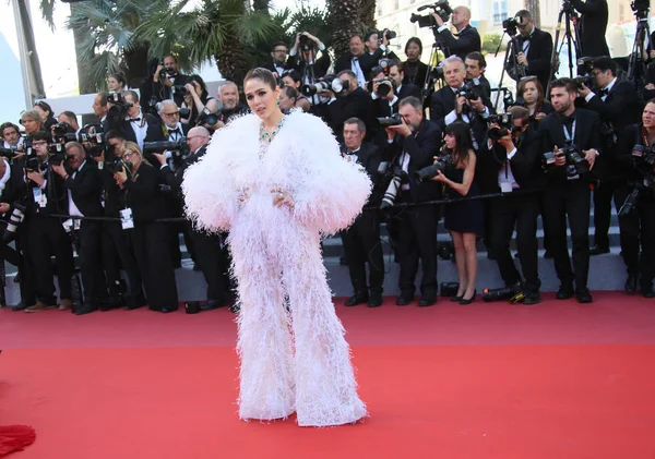 Cannes Film Festivali Sırasında Palais Üzerinde Mayıs 2018 Fransa Nın — Stok fotoğraf