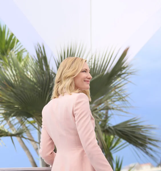 Cate Blanchett Részt Vesz Fényképes Hívás Zsűri Során Éves Cannes — Stock Fotó