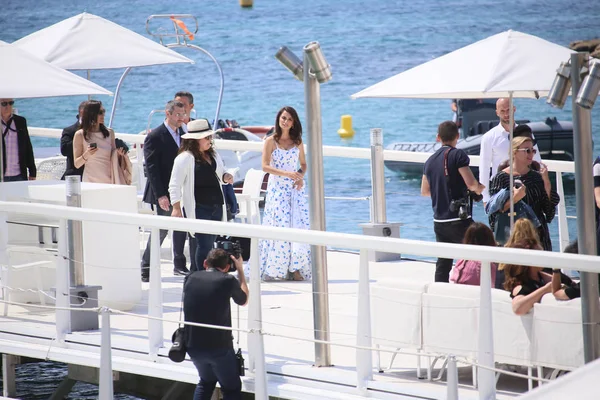Penelope Cruz Účastní Photocall Majestiic Pláž Filmovém Festivalu Cannes Května — Stock fotografie