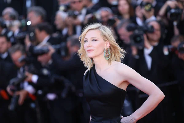 Cannes Francia Maggio 2018 Cate Blanchett Partecipa Alla Proiezione Girls — Foto Stock
