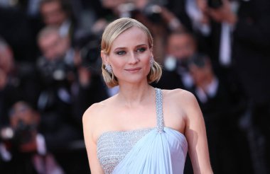Diane Kruger 71 yıllık Cannes Film Festivali sırasında Palais des Festivals üzerinde 13 Mayıs 2018 Fransa'nın Cannes 'Lavabo ya da yüzmek (Le Grand Bain)' ile taranması katılır.