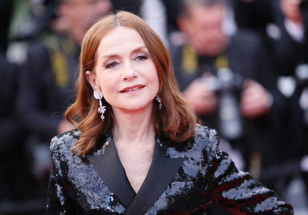 CANNES, FRANCE. May 13, 2018: Isabelle Huppert at the gala screening for "Sink or Swim" at the 71st Festival de Cannes