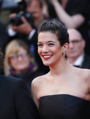 Melanie Doutey 'Lavabo ya da yüzmek (Le Grand Bain)' 71 yıllık Cannes Film Festivali sırasında Palais des Festivals üzerinde 13 Mayıs 2018 Fransa'nın Cannes ile taranması sonra kalkar. 