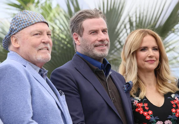 Cannes Frankrike Maj 2018 John Travolta Och Kelly Preston Stacy — Stockfoto